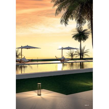 Redo 90577 - LED välisvalgusti KALEN LED/8W/230V 3000K 20 cm IP65 antratsiit