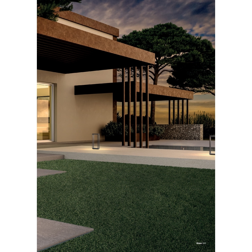 Redo 90580 - LED välisvalgusti WAKE LED/8W/230V 3000K 20 cm IP65 antratsiit