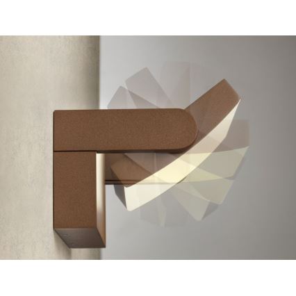 Redo 90585 - LED-välisseinavalgusti FLIP LED/20W/230V 3000K CRI 90 IP54 pruun