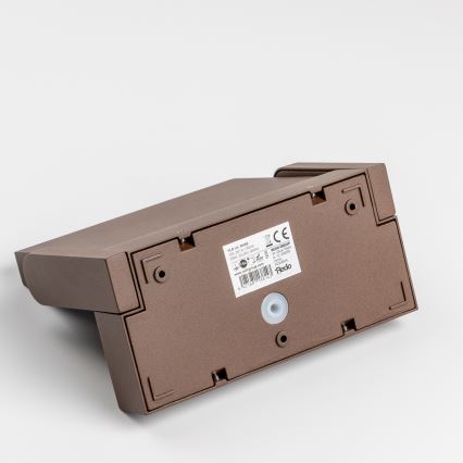 Redo 90588 - LED välisseinavalgusti anduriga FLIP LED/20W/230V 3000K CRI 90 IP54 pruun