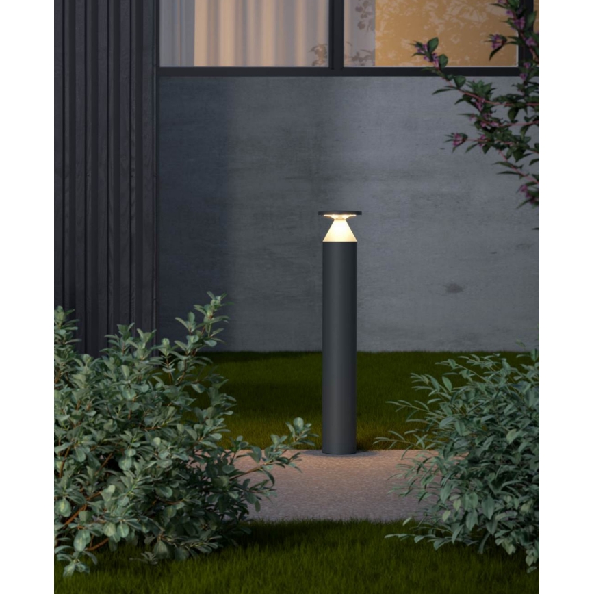 Redo 90591 - LED välisvalgusti BIRO LED/12W/230V 3000K 70 cm CRI 90 IP65 antratsiit