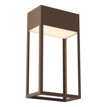 Redo 90604 - STAND LED välisseinale seinavalgusti 20W/230V 3000K CRI 90 IP65 pruun