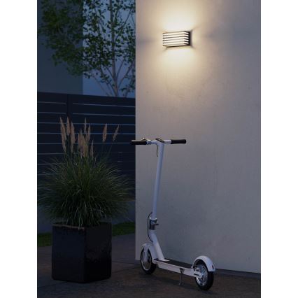 Redo 90639 - LED Väli seinavalgusti BLAZE LED/12W/230V 3000K IP54 antratsiit
