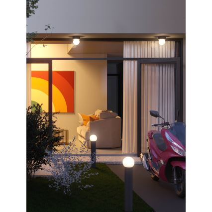 Redo 90643 - Välisvalgusti BULK 1xE27/28W/230V 80 cm IP44 antratsiit