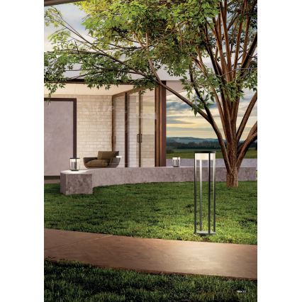 Redo 90677 - LED välisvalgusti MAX LED/15W/230V 3000K 80 cm IP65 antratsiit