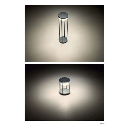 Redo 90677 - LED välisvalgusti MAX LED/15W/230V 3000K 80 cm IP65 antratsiit