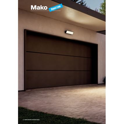 Redo 90678 - LED Välisseinavalgusti MAKO LED/65W/230V 3000K IP65 antratsiit