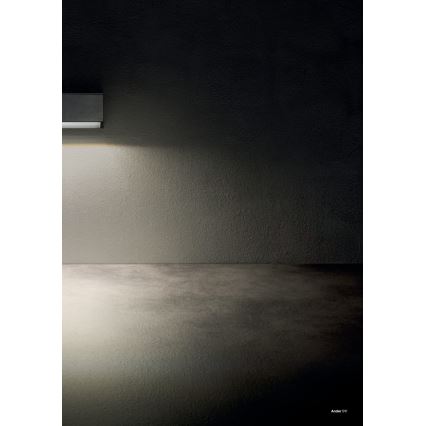 Redo 90679 - Väline suunavalgusti ANDER LED/3W/230V 3000K IP65 antratsiit