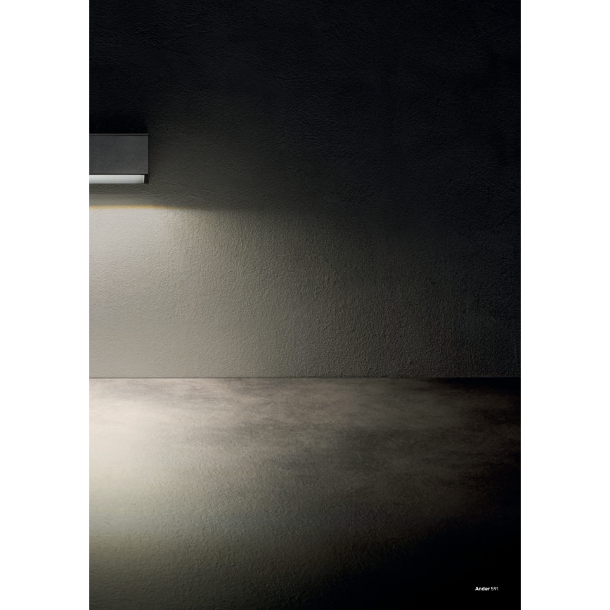 Redo 90680 - Välissuunavalgusti ANDER LED/4W/230V 3000K IP65 antratsiit