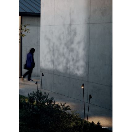 Redo 90711 - LED välisvalgusti NIVALIS 2xLED/6,9W/230V 3000K 110 cm IP65 antratsiit