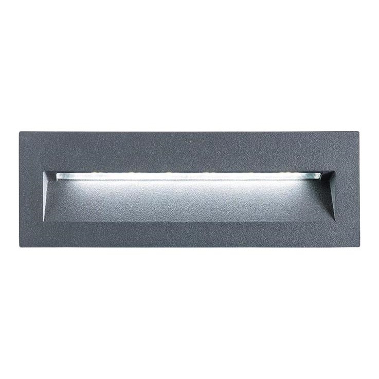 Redo 9092 - LED Väli trepivalgustus IGOR LED/6W/230V 3000K IP54 antratsiit