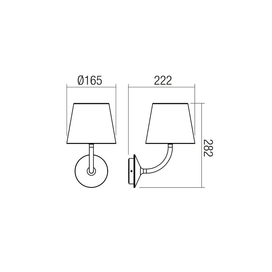 Redo 9125 - LED Väli seinavalgusti GIORGIO LED/7W/230V IP65 must