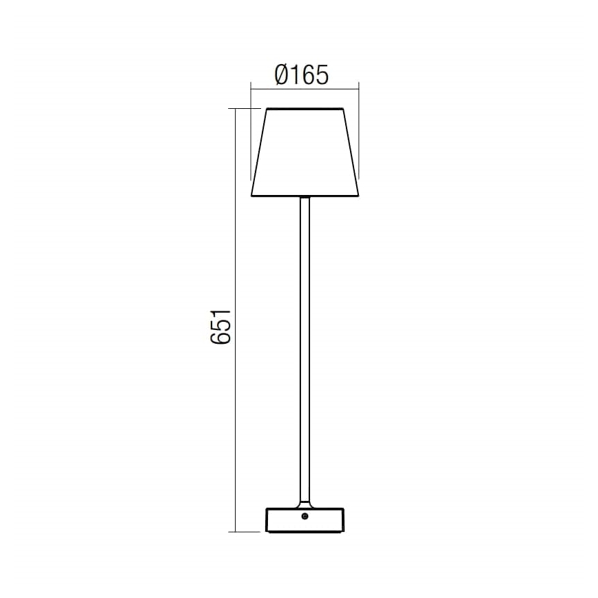 Redo 9127 - LED Välivalgusti GIORGIO LED/7W/230V IP65 must
