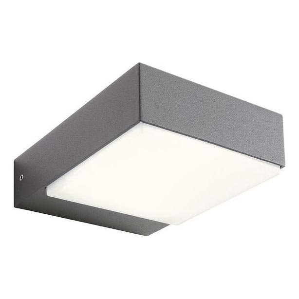 Redo 9560 - LED Väli seinavalgusti CUBE LED/7W/230V 3000K IP54 antratsiit
