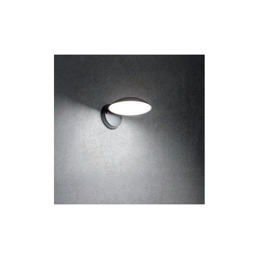Redo 9617 - LED Väli seinavalgusti CAPP LED/12W/230V IP54 antratsiit