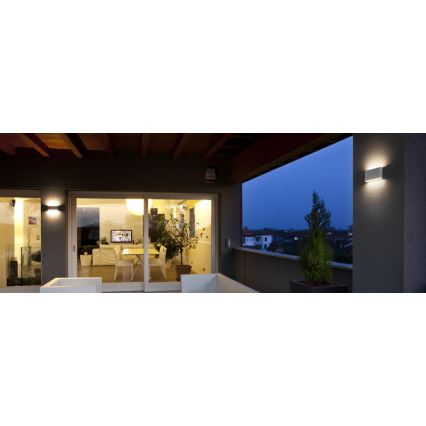 Redo 9622 - LED välisseinavalgusti KLIPPE LED/13W/230V 3000K IP54 valge