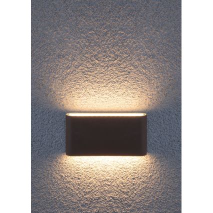 Redo 9623 - LED Väli seinavalgusti POCKET 2xLED/6W/230V IP54 antratsiit