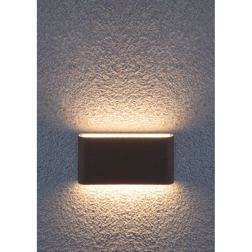 Redo 9623 - LED Väli seinavalgusti POCKET 2xLED/6W/230V IP54 antratsiit