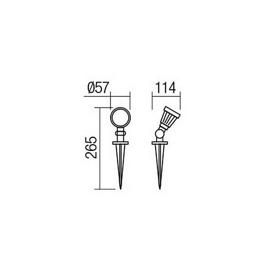 Redo 9998 - LED Välivalgusti TIM LED/5W/230V 4000K IP65