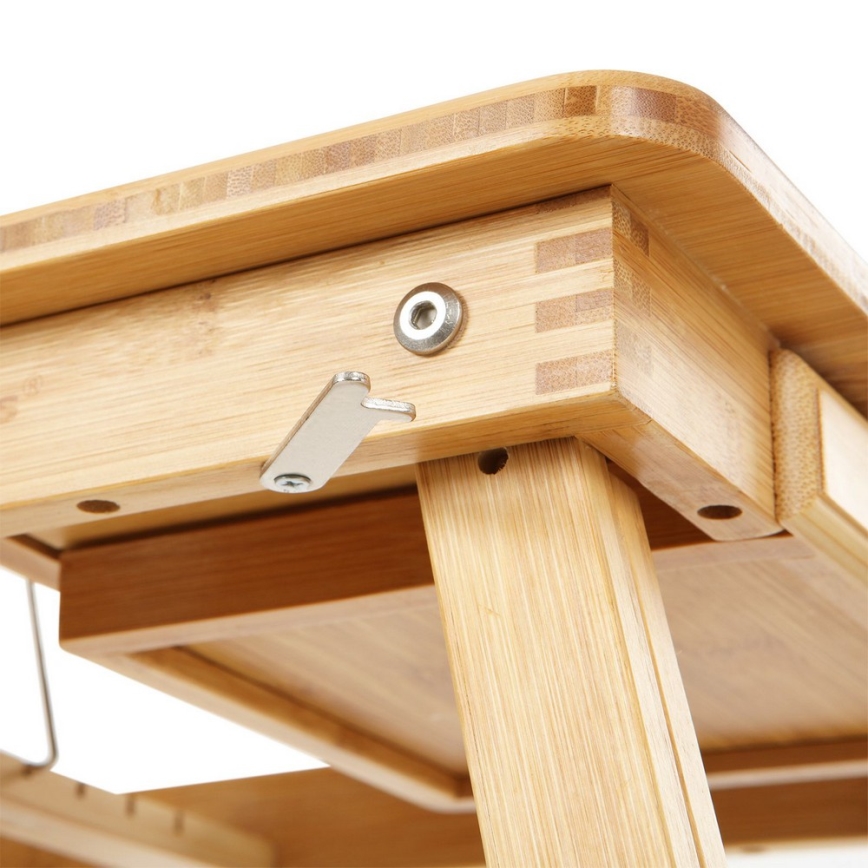 Reguleeritav arvutilaud voodile LAT, pruun