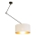 Reguleeritav LED-lühter varrasel GORTA 1xE27/60W/230V valge/kuldne