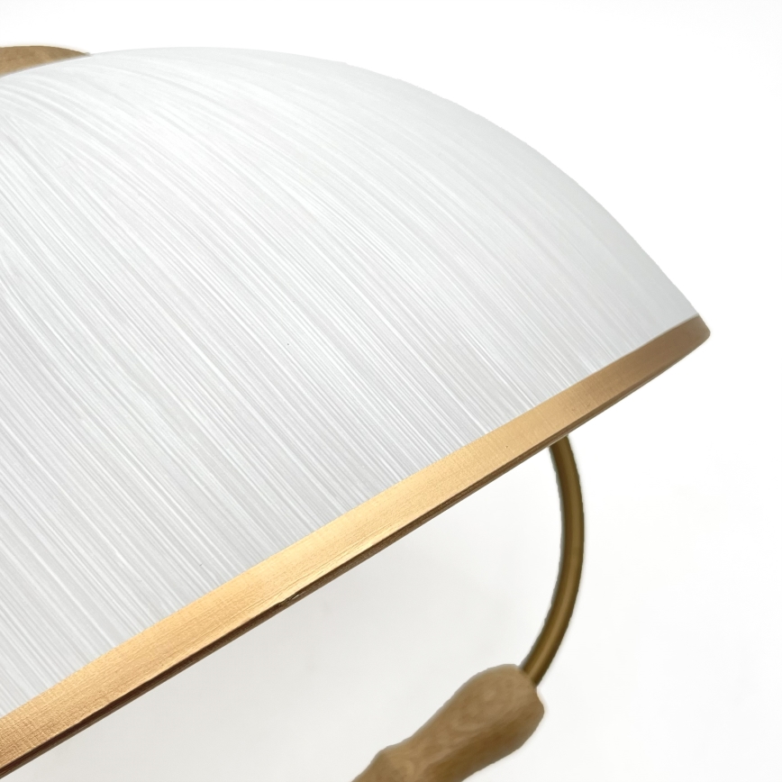 Reguleeritav lühter RAMONA 1xE27/60W/230V pruun/valge/tamm