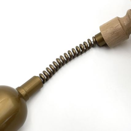 Reguleeritav lühter RAMONA 1xE27/60W/230V pruun/valge/tamm