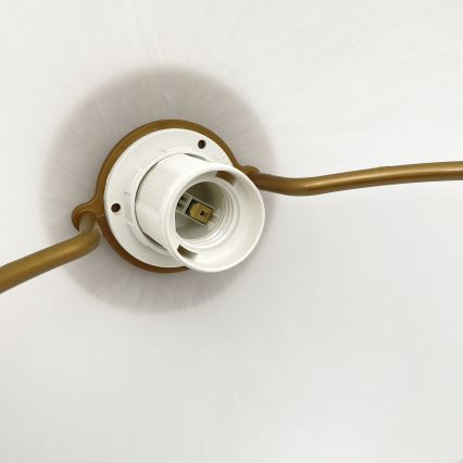 Reguleeritav lühter RAMONA 1xE27/60W/230V pruun/valge/tamm