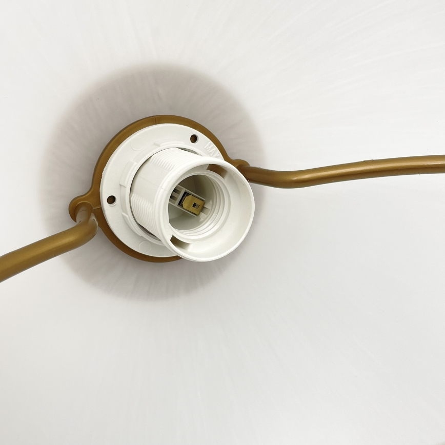 Reguleeritav lühter RAMONA 1xE27/60W/230V pruun/valge/tamm