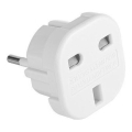 Reisiadapter UK/EU 230V valge