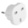 Reisiadapter UK/EU 230V valge