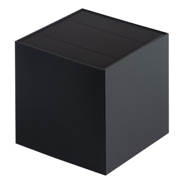 REKA LED päikeseseinavalgusti anduriga LED/3W/3,7V 1800 mAh 3000/4000/6500K IP65 must