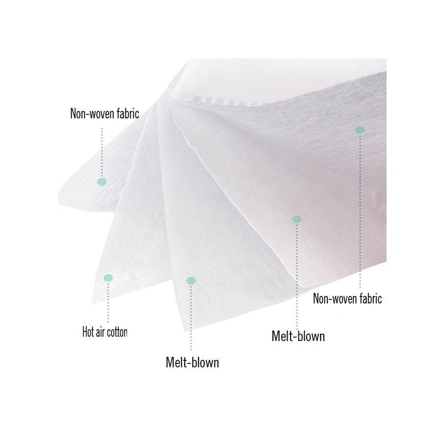 Respiraator 5 kihilise klapiga KN95 (FFP2), süsinikkiud