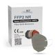 Respiraator FFP2 NR CE 0598 hall 1 tk