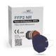 Respiraator FFP2 NR CE 0598 tumelilla 1tk