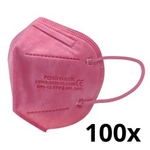 Respiraator - laste suurus FFP2 ROSIMASK MR-12 NR roosa 100 tk