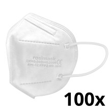 Respiraator - laste suurus FFP2 ROSIMASK MR-12 NR valge 100 tk