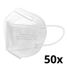 Respiraator - laste suurus FFP2 ROSIMASK MR-12 NR valge 50 tk