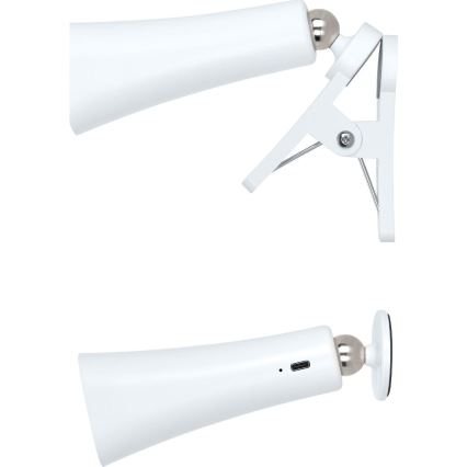 Retlux - hämardatav laetav LED-lamp 3-ühes LED/3W/5V 1200 mAh valge