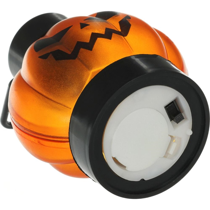 KOMPLEKT 6x LED Kaunistus HALLOWEEN LED/1xCR2032/soe valge kõrvitsad