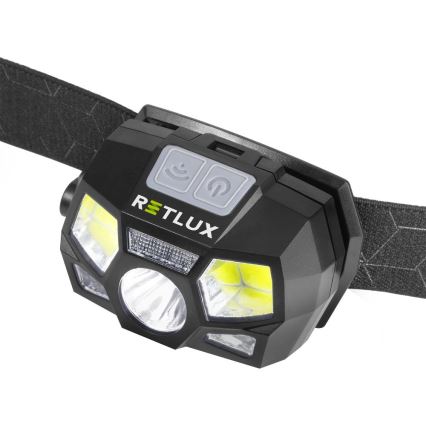 LED Laetav pealamp anduriga LED/3W/900 mAh IP44 must