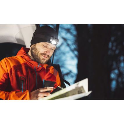 LED laetav pealamp LED/3W/1200 mAh IP44 must