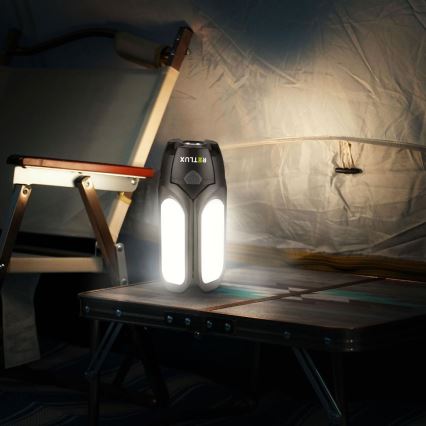 Laetav LED-kempingulamp päikesepaneeliga LED/3W/1600 mAh IPX4