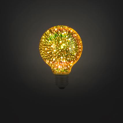 LED 3D Dekoratiivne pirn G95 E27/3,5W/230V