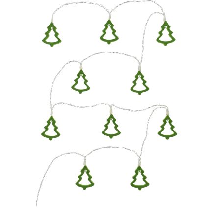 LED dekoratiivne valguskett 10xLED/2xAA 1,6m soe valge