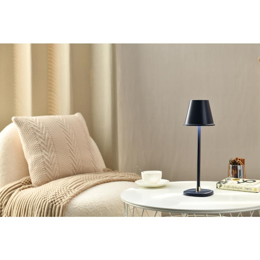 LED Hämardatav laetav laualamp LED/3W/1800 mAh tumesinine
