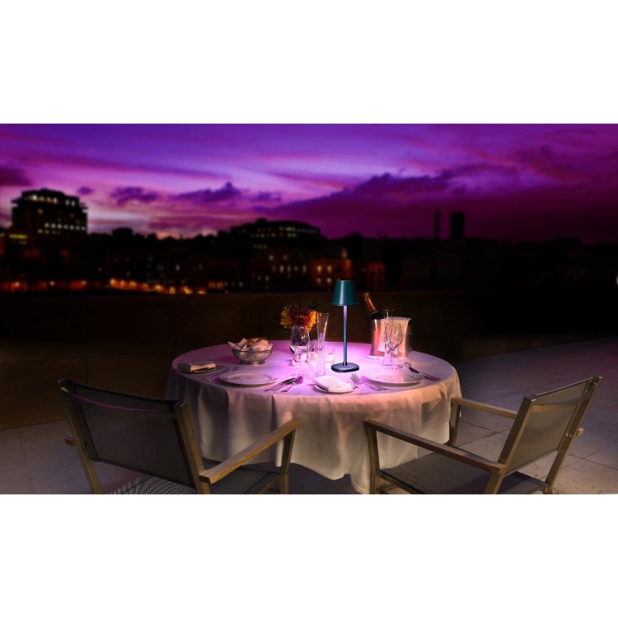 LED Hämardatav laetav laualamp LED/3W/1800 mAh tumesinine