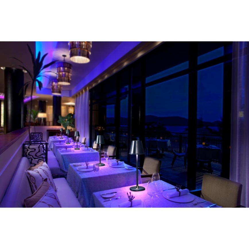 LED Hämardatav laetav laualamp LED/3W/1800 mAh tumesinine