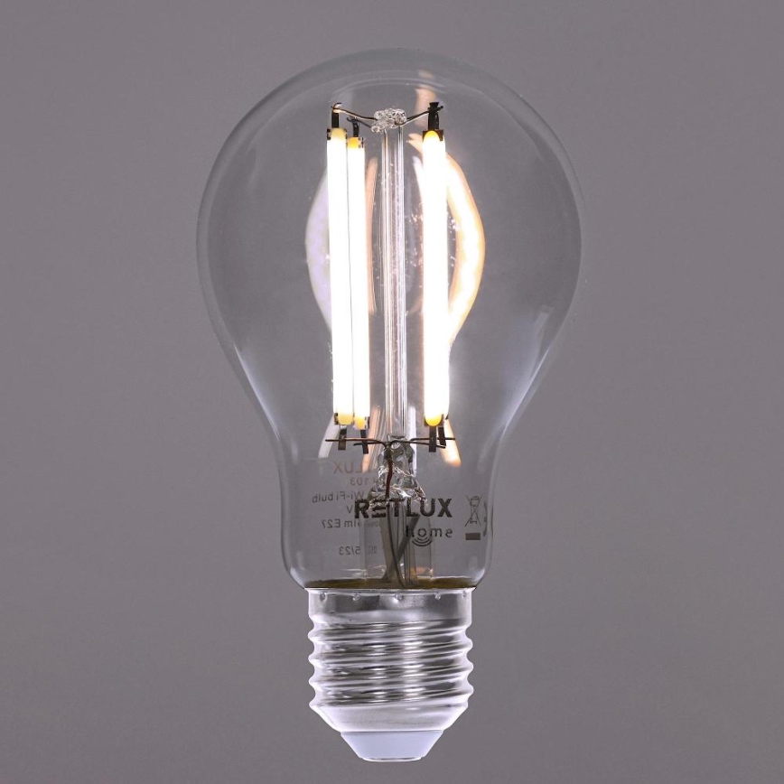 LED Hämardatav pirn FILAMENT A60 E27/7W/230V 2700-6500K Wi-Fi Tuya