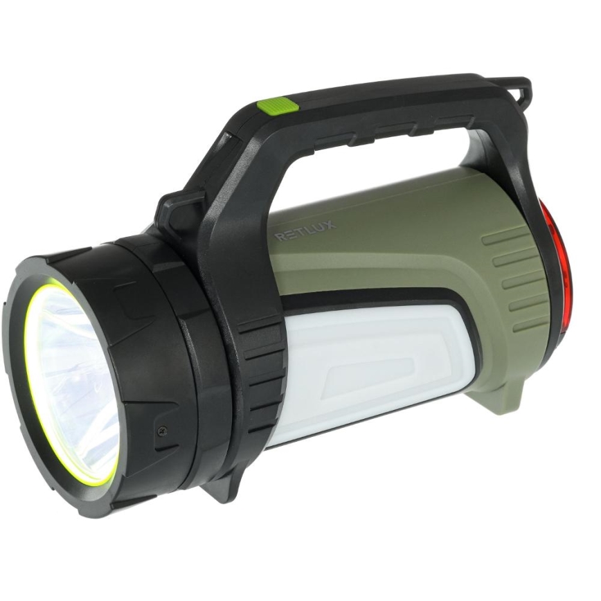 Retlux - LED Hämardatav väli laetav taskulamp akupangaga LED/21W/4400 mAh IP44